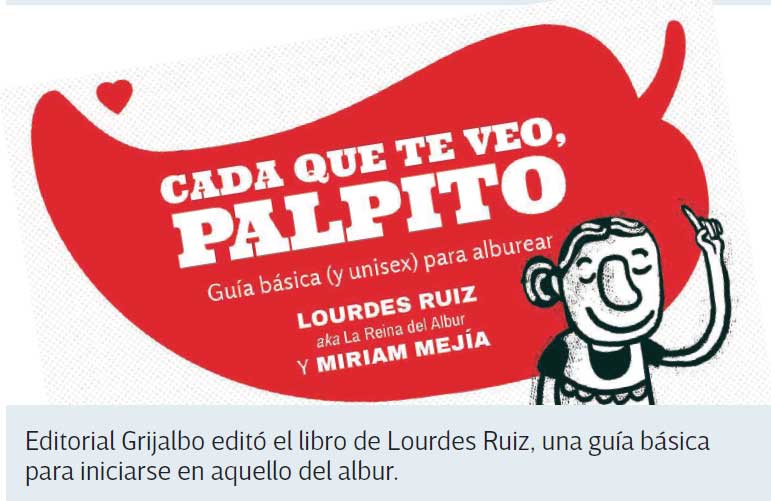 La reina del albur presume su libro ‘Cada vez que te veo, palpito’