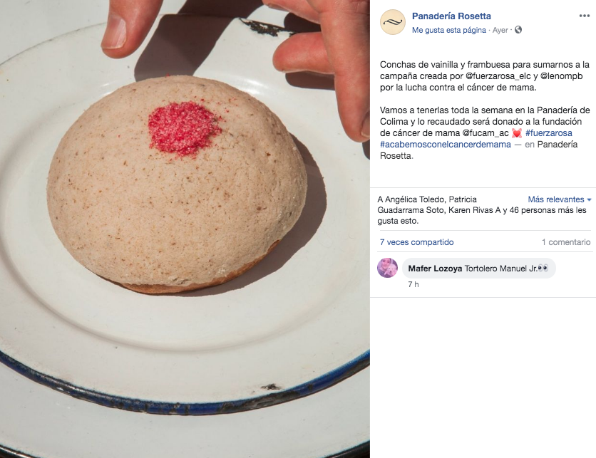 Panader a En La Roma Crea Conchas De Frambuesa Para Concientizar C ncer 