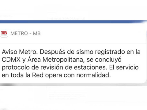 Sismo en la CDMX