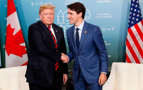 Trump advierte a Trudeau que Canadá perderá mucho dinero