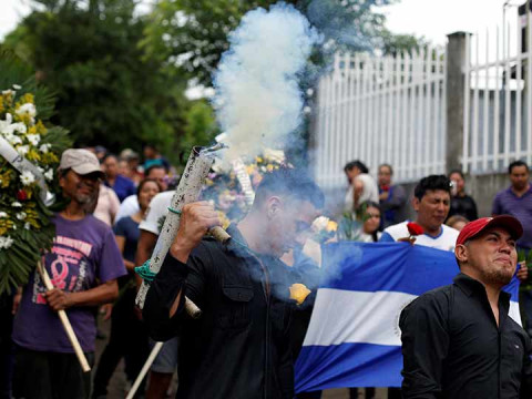 Al igual que en los casos anteriores, la mayoría de muertos en Nicaragua fueron víctimas de disparos certeros en la cabeza (Foto: Reuters)