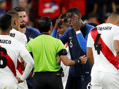 var, videoarbitraje, mundial rusia 2018, copa mundial, paul pogba, amonestación var, videoarbitraje, mundial rusia 2018, copa mundial, paul pogba, amonestación