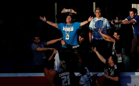 Maradona acapara miradas Mundial Rusia selección Argentina