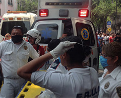 Explosión de transformador deja dos lesionados 
