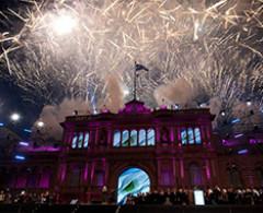 Celebran una 'década ganada' del kirchnerismo