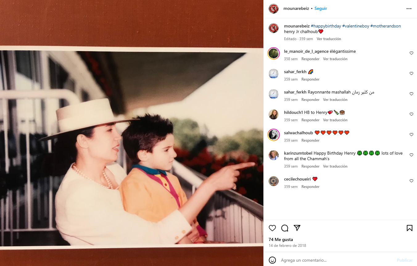 La madre del joven ha compartido imágenes a su lado/Foto: Instagram