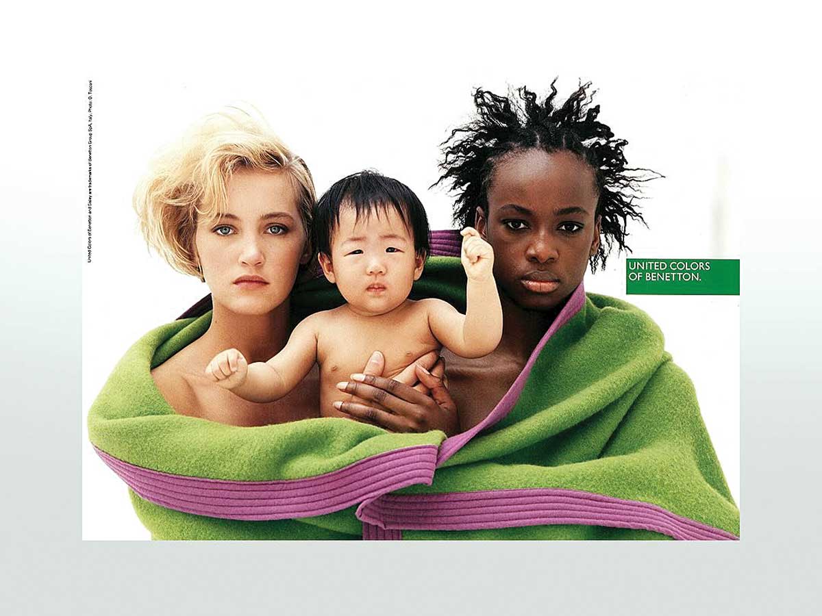 Trabajo de Oliviero Toscani.