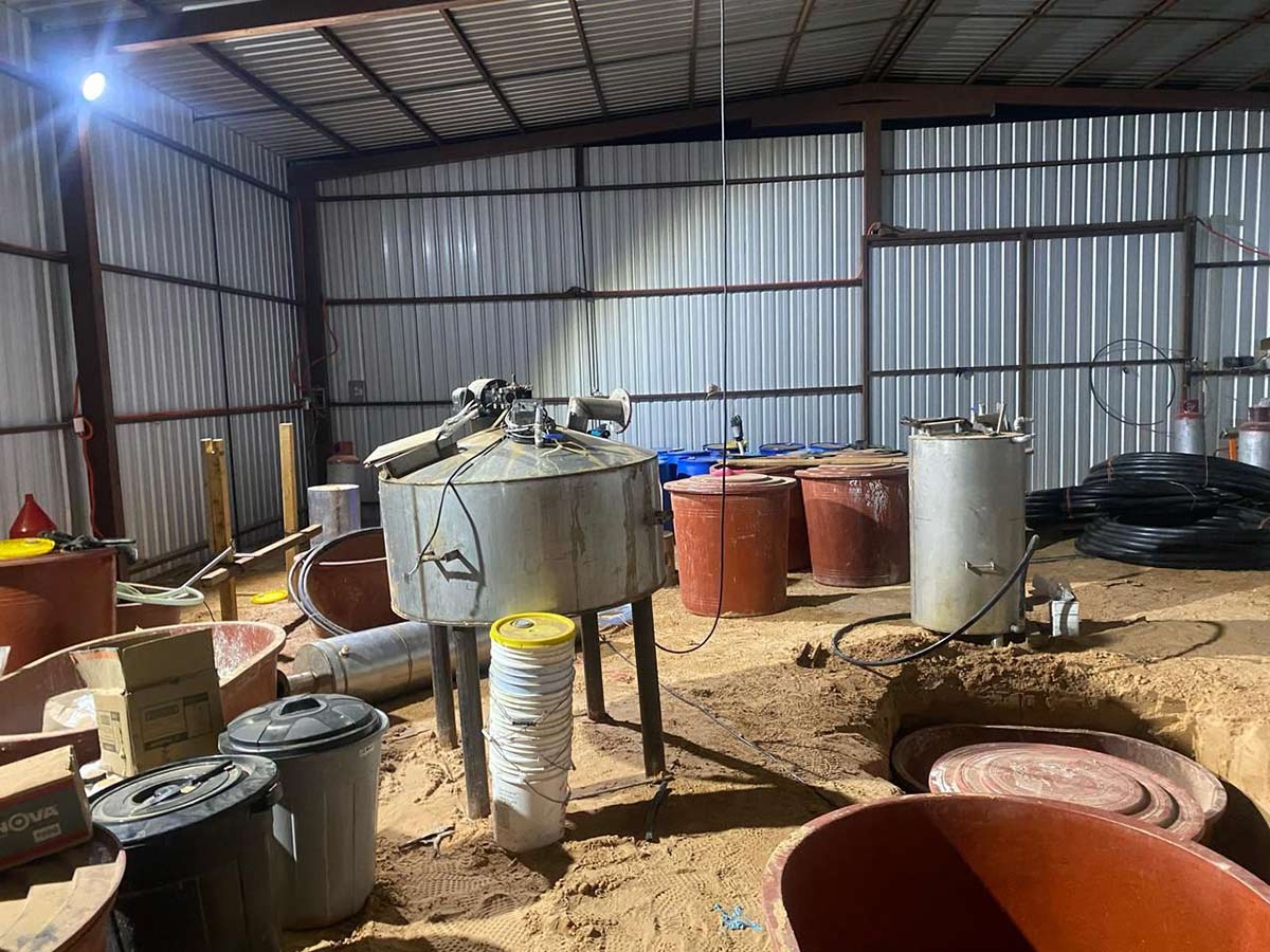 Narcolaboratorio hallado en la frontera entre Sonora y Arizona