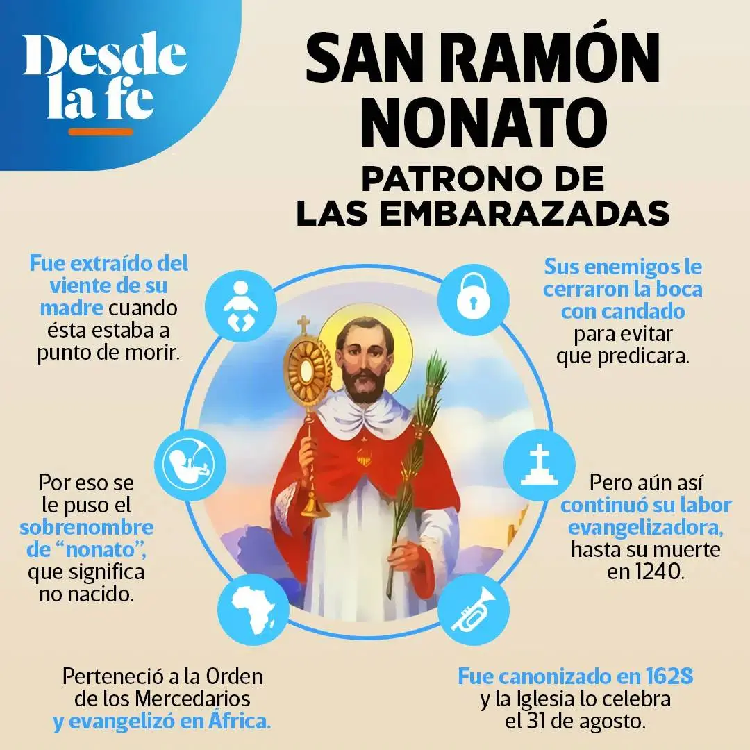 ¿Quién fue San Ramón Nonato, el santo de las embarazadas y de callar ...