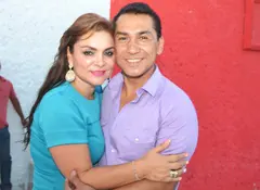 José Luis Abarca y su esposa María de los Ángeles Pineda