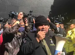 Protestan simpatizantes de Morena afuera de la SCJN 