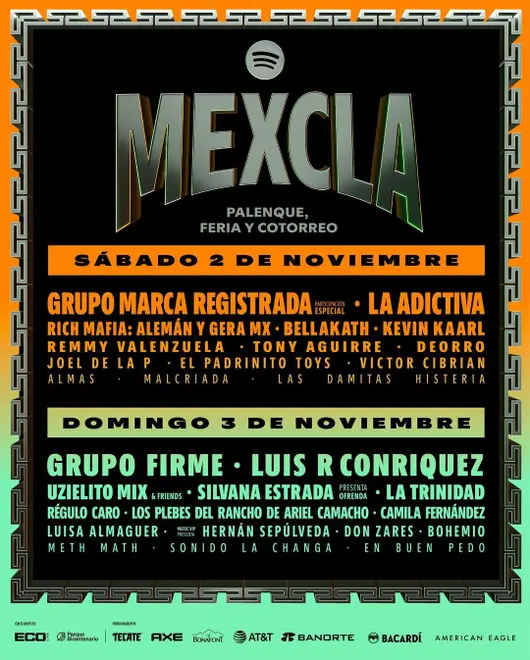 Mexcla Spotify 2024: horarios, mapa, cómo llegar y todo lo que debes ...