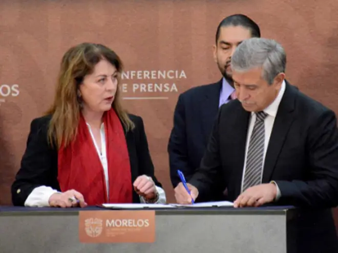 Gobernadora de Morelos y alcalde de Cuernavaca firman convenio para ...