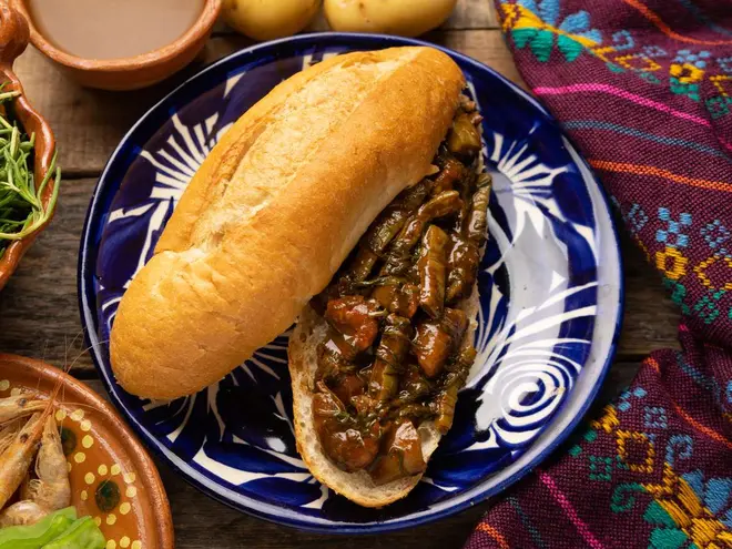 Receta de romeritos con mole