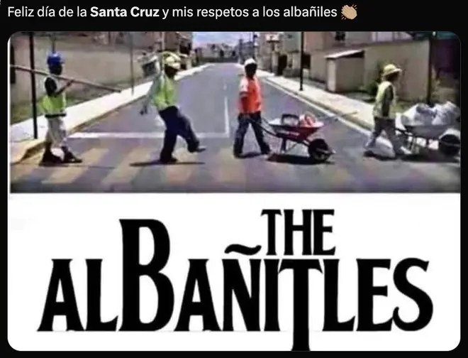 Los mejores memes de albañiles en Día de la Santa Cruz 2025