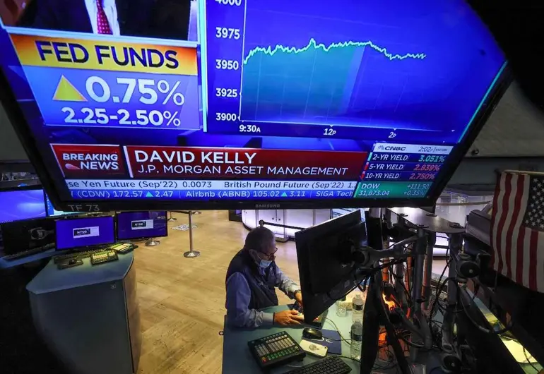 Fed vuelve a ajustar la tasa en 75 puntos base