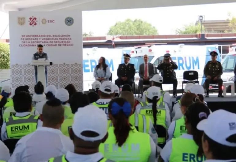 García Harfuch reconoce al ERUM; han atendido más de 2 millones de ...