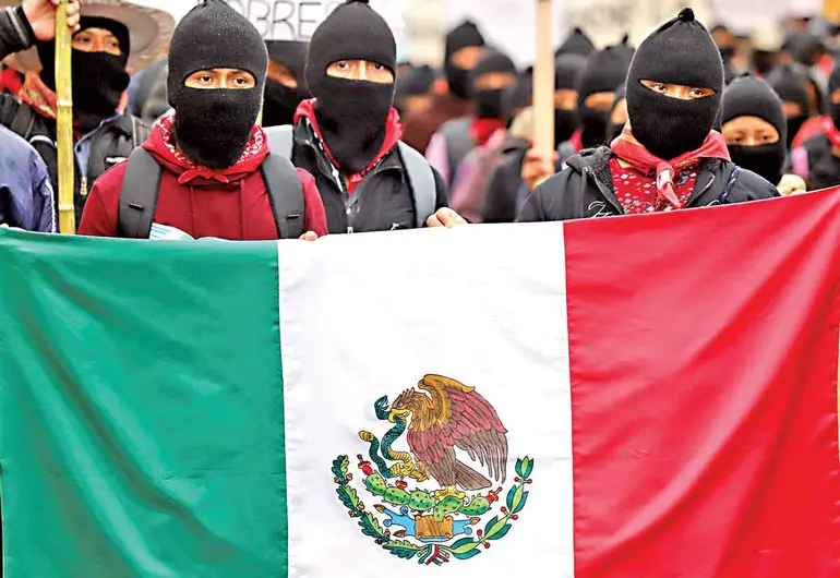 Mexico Political Party Flag – EZLN, EPR, FAR-LP, Morena, PAN, PLM, PRD, PT, UNS – Zapatista / Feminism