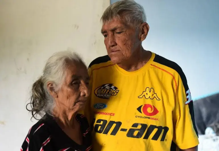 Doña Elodia y su esposo