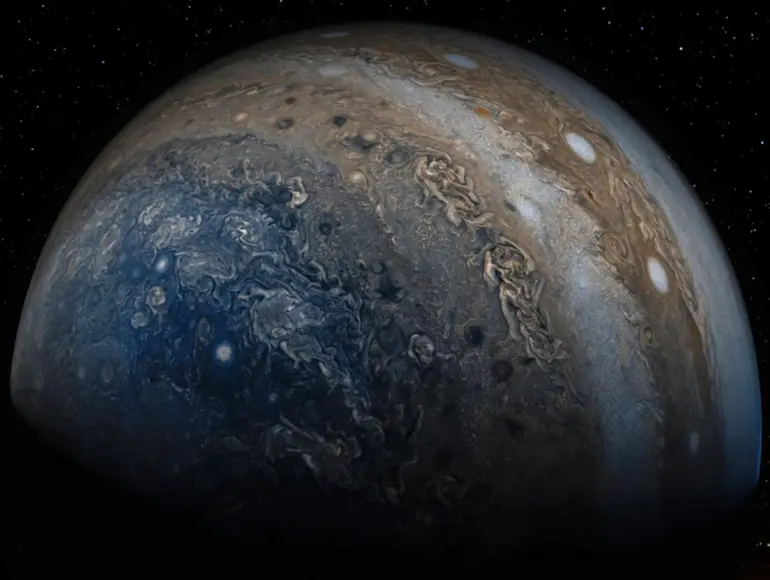 superficie del planeta júpiter