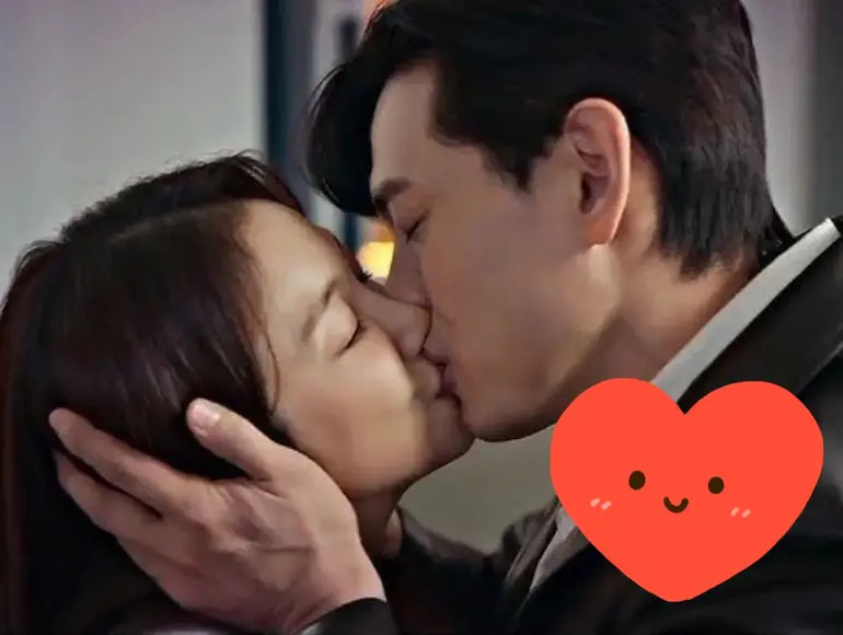 amor lluvia drama coreano beso escena