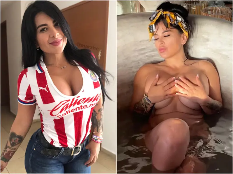 Marzhe Ponce, aficionada guapa de Chivas en Onlyfans, sorprendió