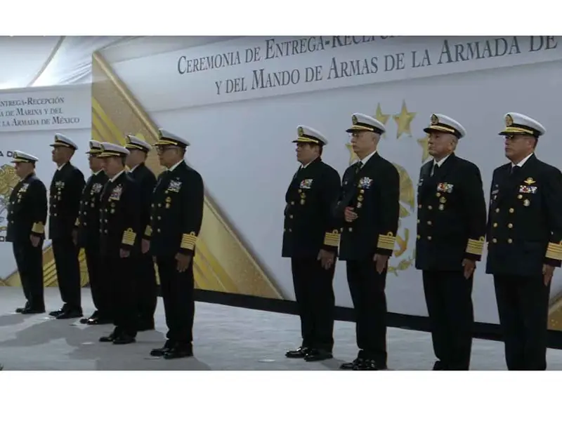 Realizan ceremonia de cambio de mando en la Secretaría de Marina-Armada ...