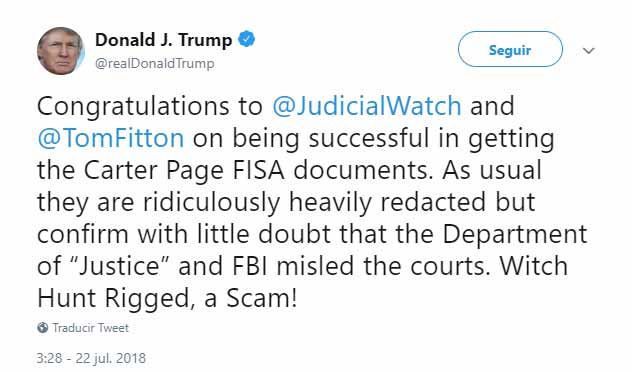 Actualidad - Trump acusa de espionaje en su contra durante su campaña ...