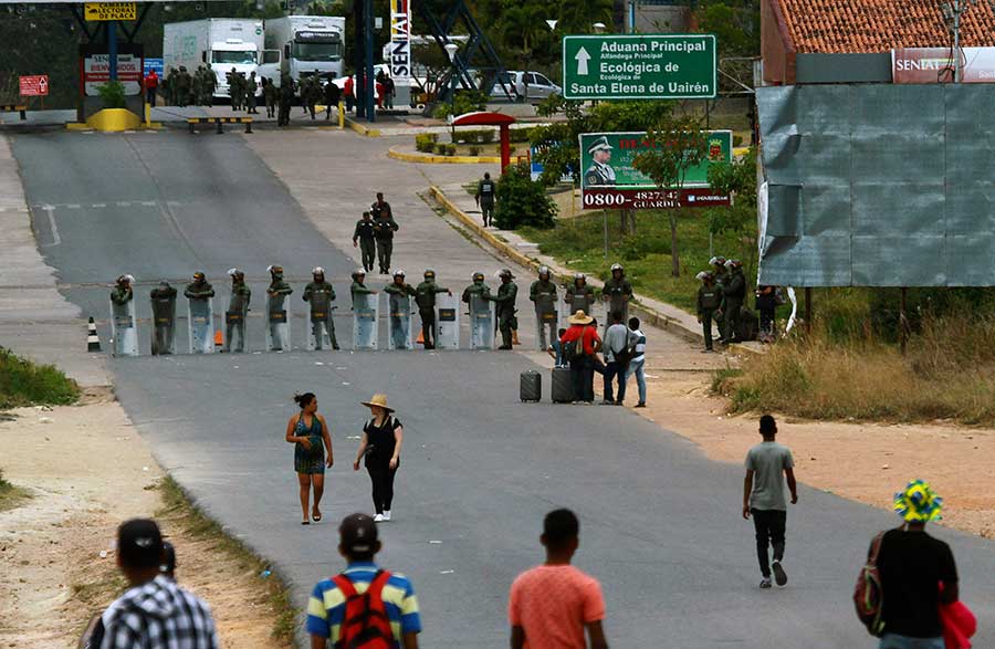 Actualidad - Así se ve la crisis en Venezuela por disputa de ayuda ...