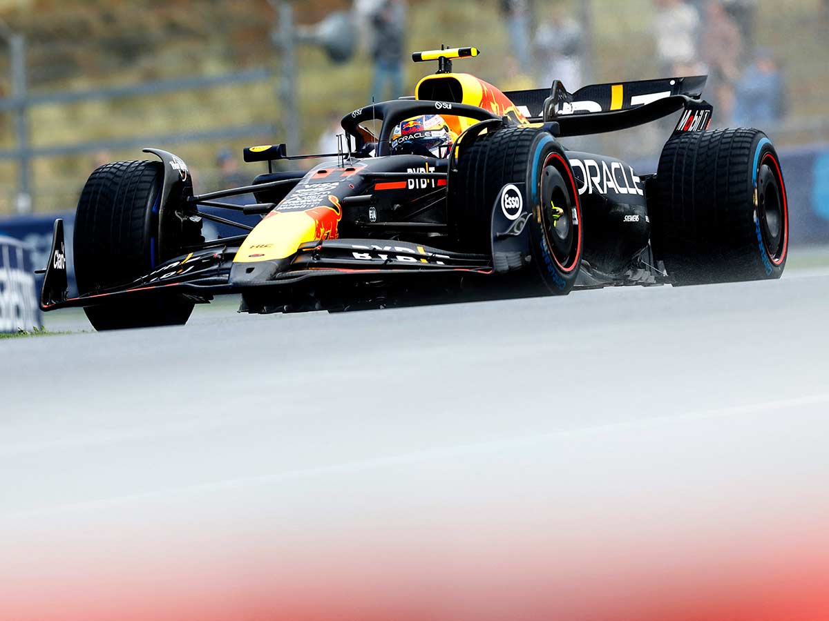Sergio Checo Pérez en P2 del GP de Países Bajos