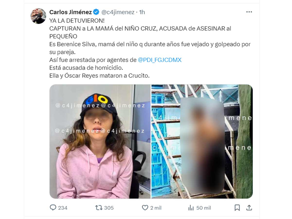 Detienen a mamá de menor asesinado por su padrastro en CDMX; está ...