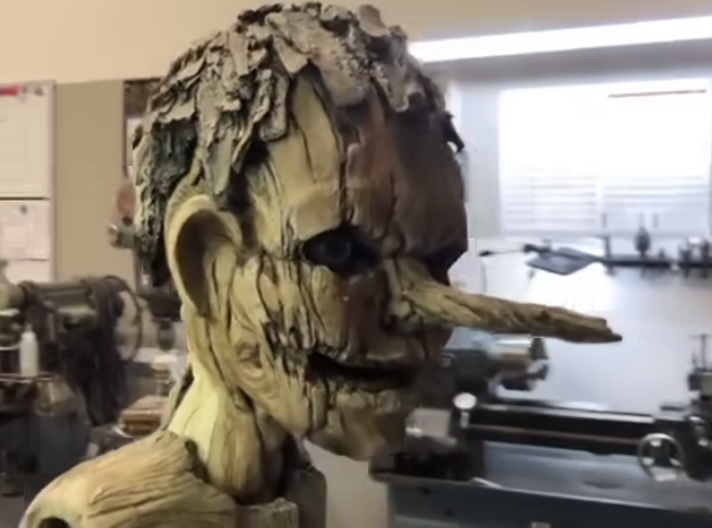 Imagen de Pinocho en película de terror/IG@jaggededge_productions