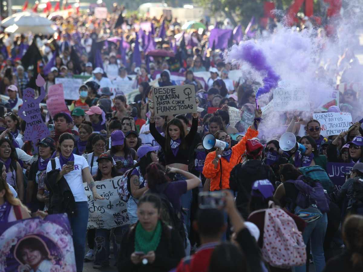 Marcha 25N en CDMX: protesta contra la violencia hacia las mujeres ...