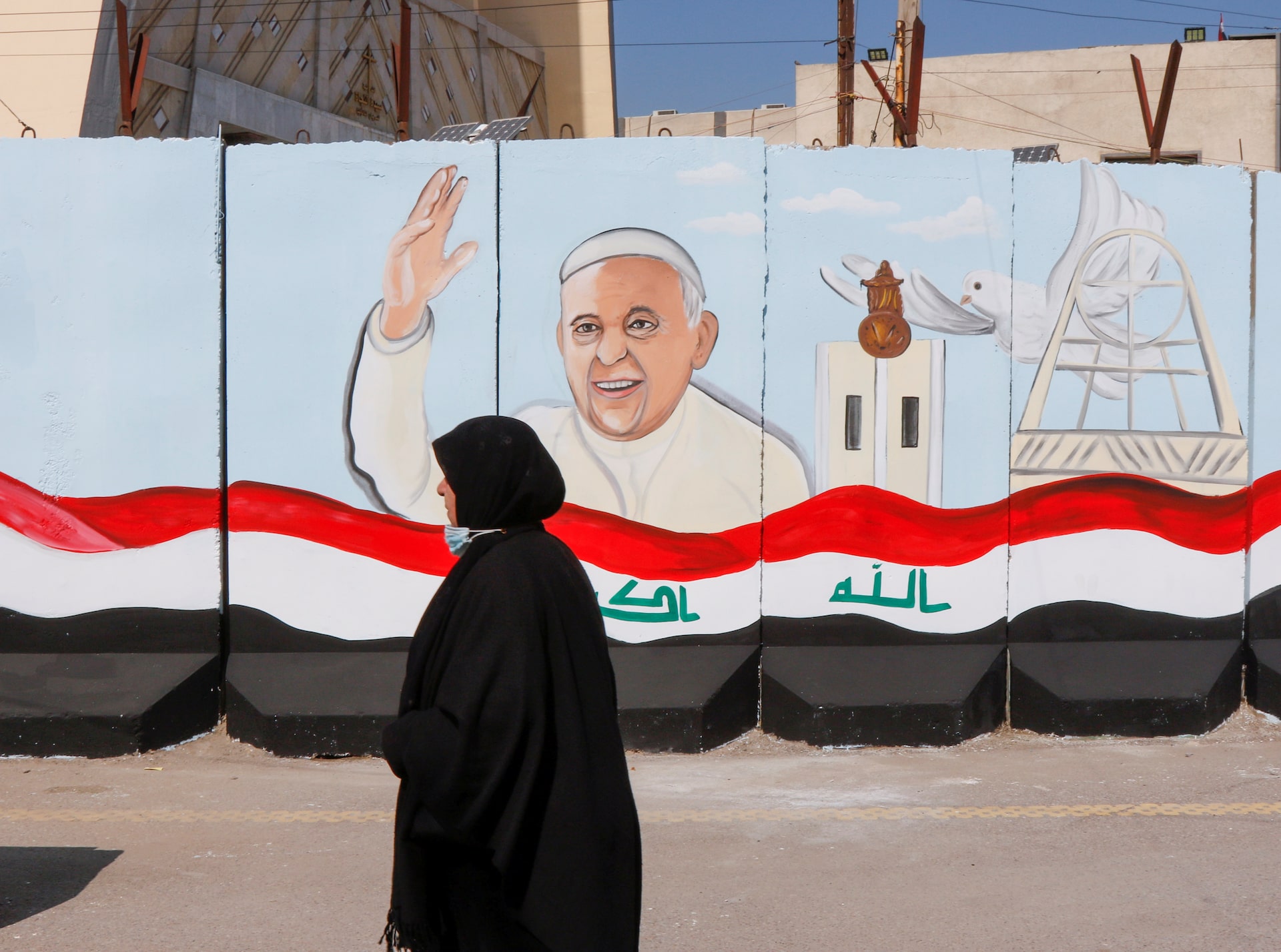 Papa Franciso durante su viaje a Irak. (Reuters)