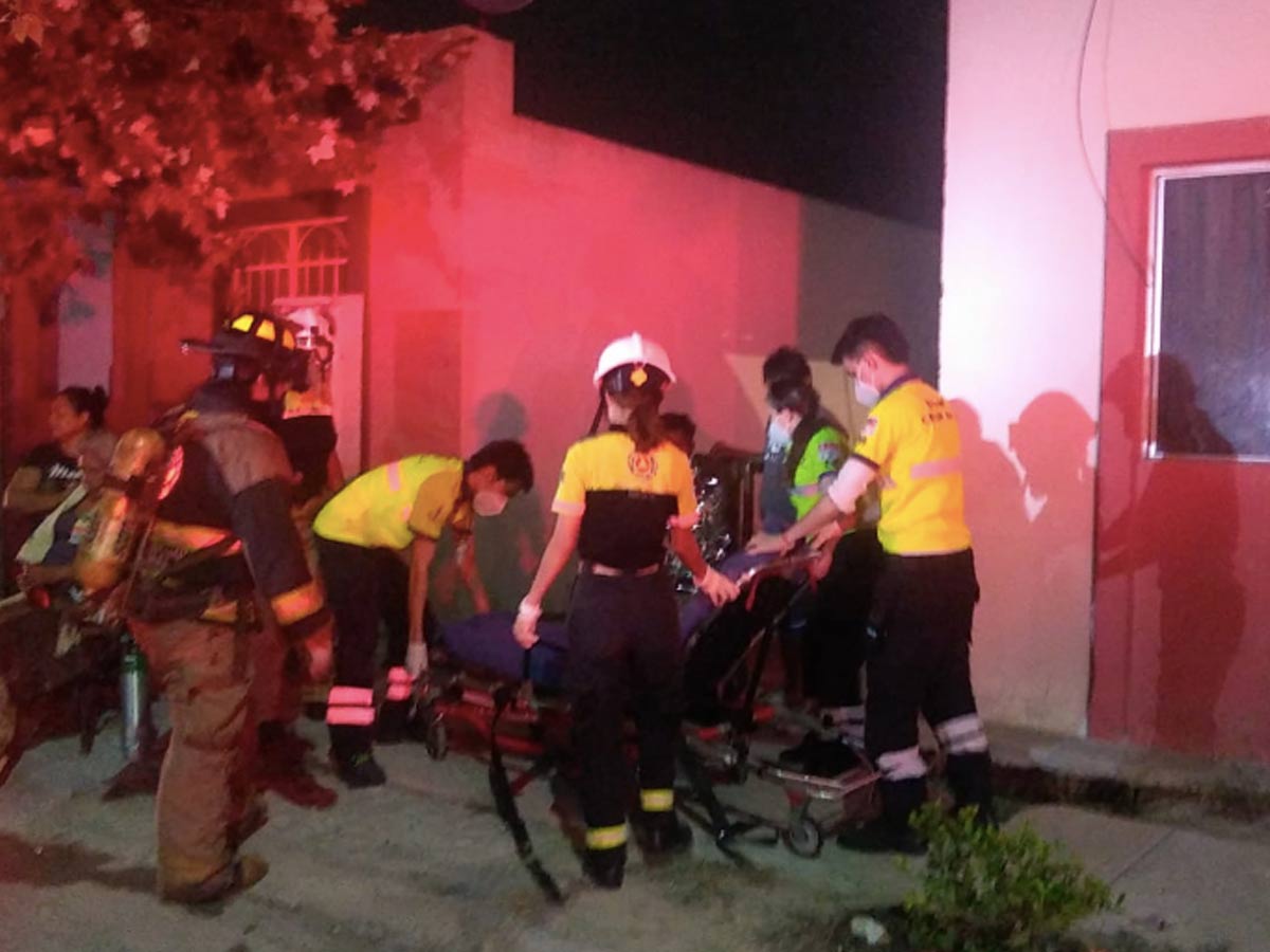 Explosión e incendio en vivienda deja cinco lesionados en García, Nuevo ...