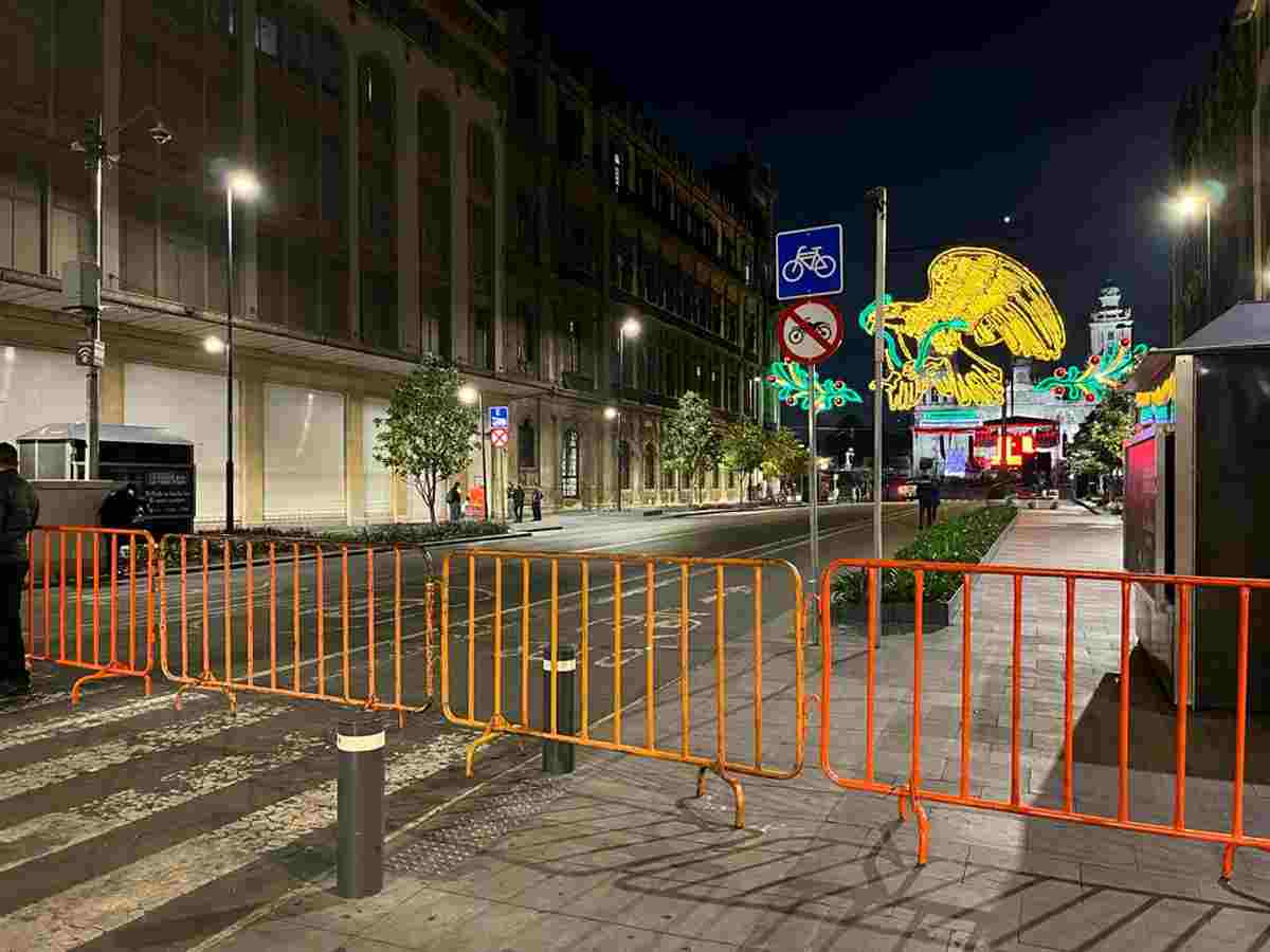 Checa alternativas viales al cierre de calles aledañas al Zócalo de CDMX