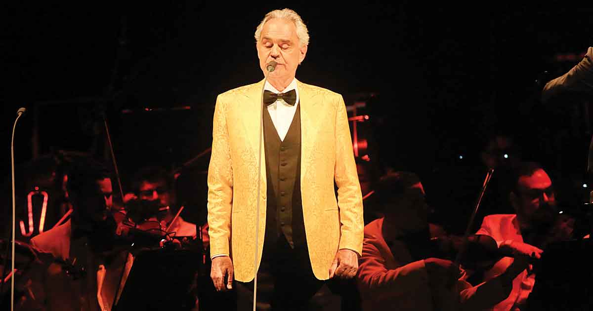 Canto de Andrea Bocelli, un lenguaje universal