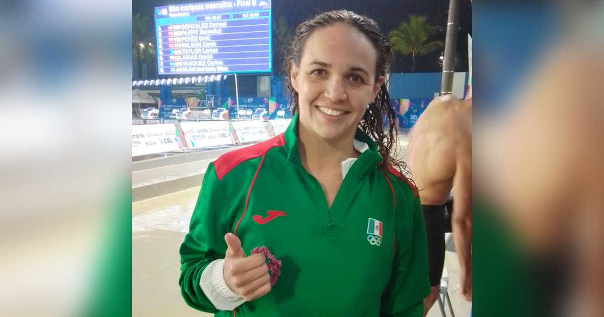 Maria Mata Rmt María Mata se sumerge en Oro y rompe récord en Centroamericanos 2023