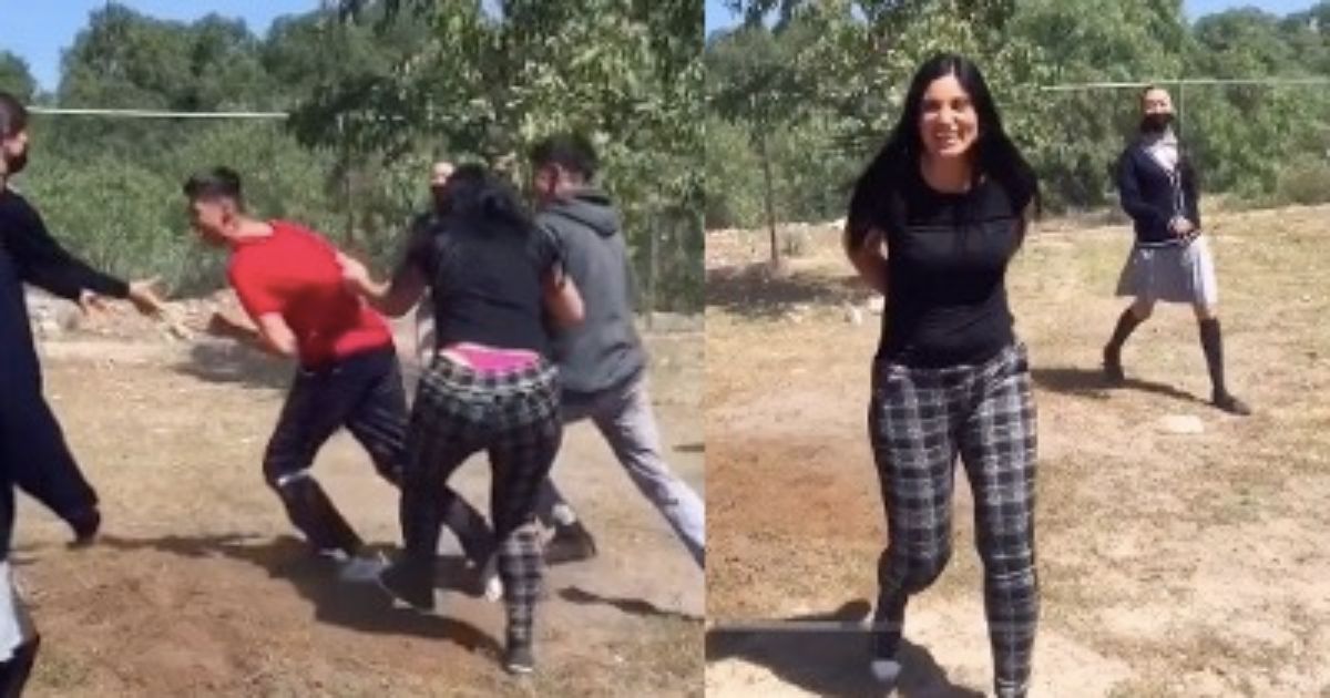 (TikTok VIDEO) Alumno dice se le ve todo el calzón maestra