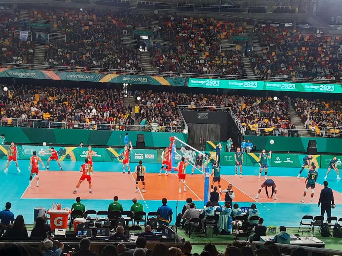 México cayó ante Brasil en voleibol de Panamericanos 2023