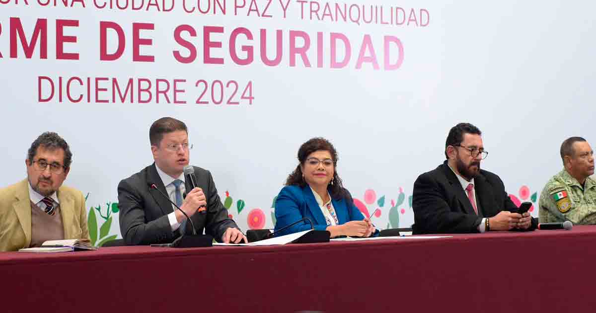 CDMX con tendencia a la baja en los delitos de alto impacto