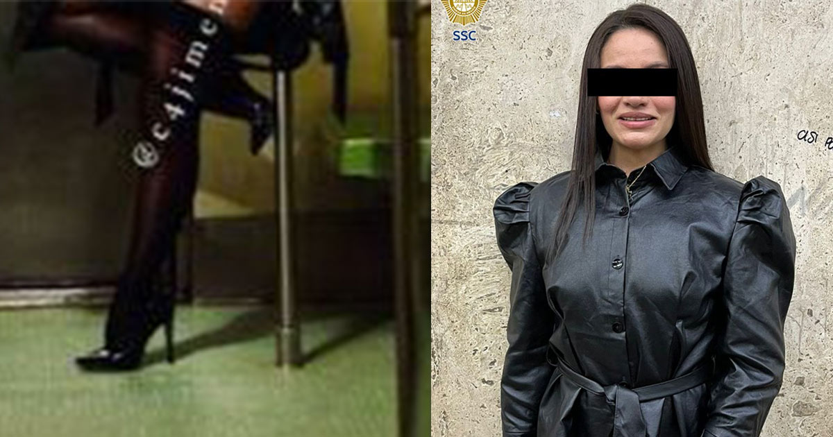 2人の女性は、CDMX地下鉄でランジェリーを歩くために落ちます。彼らは写真をフィルタリングします