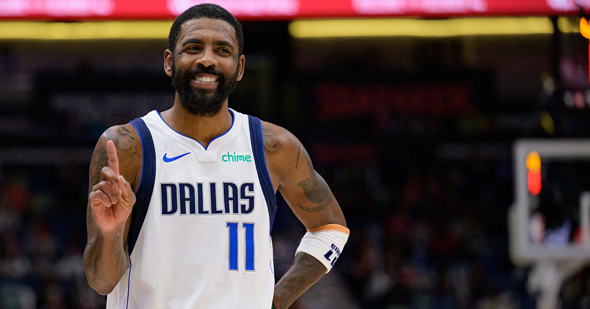 Kyrie Irvingは、NBAスターズゲームに「バウンス」を到着します
