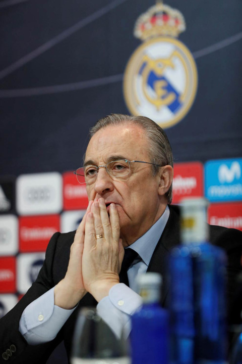 Florentino Pérez no ocultó su sorpresa y la tristeza por la salida de Zinedine Zidane Florentino Pérez no ocultó su sorpresa y la tristeza por la salida de Zinedine Zidane